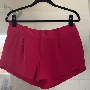 Alice and Olivia silk shorts